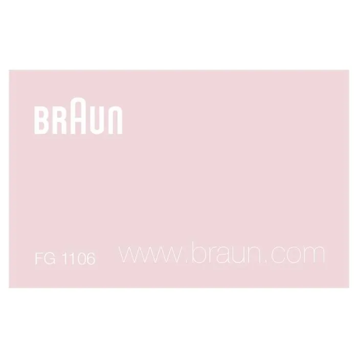 Braun FG1106 Mini recortadora de precisión para Bikini, 1 velocidad, a Batería, Gris/Blanco 3
