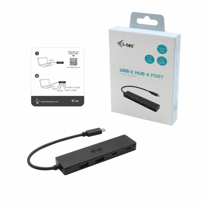 Hub USB i-Tec C31HUBMETAL2A2C      1