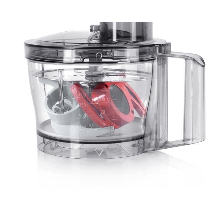 Bosch MCM3100W Robot multifunción compacto 800W con tazón de 2.3L, 2 velocidades y pulso, cuchilla acero inoxidable, Blanco 1