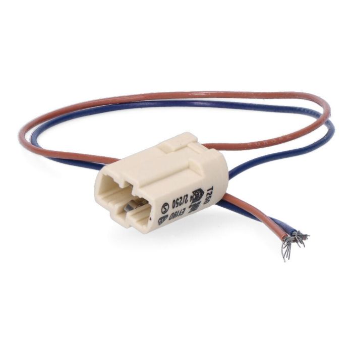 Portalámparas base G9 250V con cable de 10cm, blanco, esteatita, para interior 0 Portalámparas base G9 250V con cable de 10cm, blanco, esteatita, para interior 0
