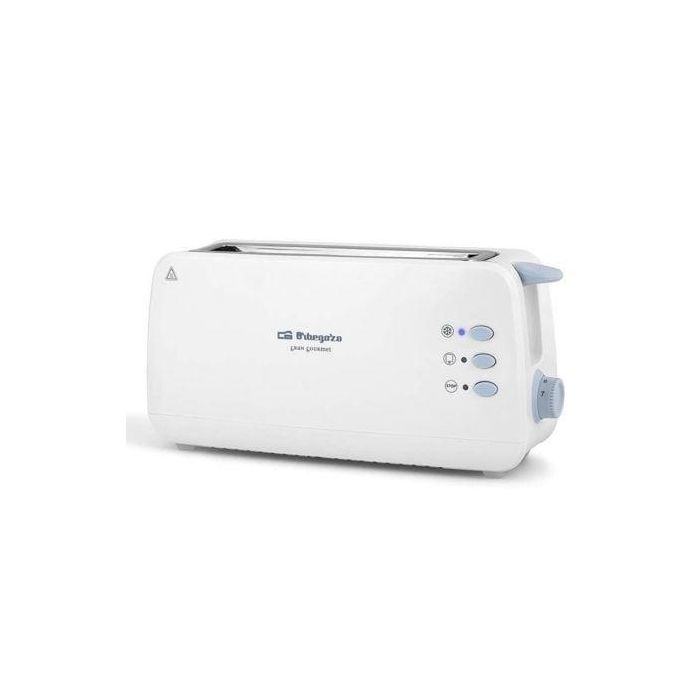 Orbegozo TO 4012 Tostador Ranura Larga 2 Rebanadas 850W Blanco - Descongelar, Recalentar, Calienta Panecillos, Recogemigas Orbegozo TO 4012 Tostador Ranura Larga 2 Rebanadas 850W Blanco - Descongelar, Recalentar, Calienta Panecillos, Recogemigas