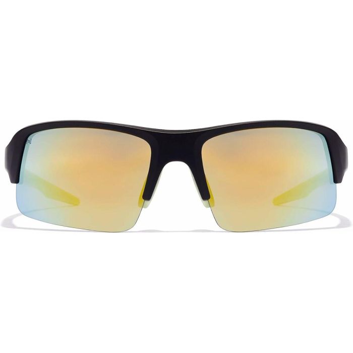 Hawkers Gafas de Sol BAT Unisex Deportivas Montura Nylon Filtro UV400 Negro Amarillo 5