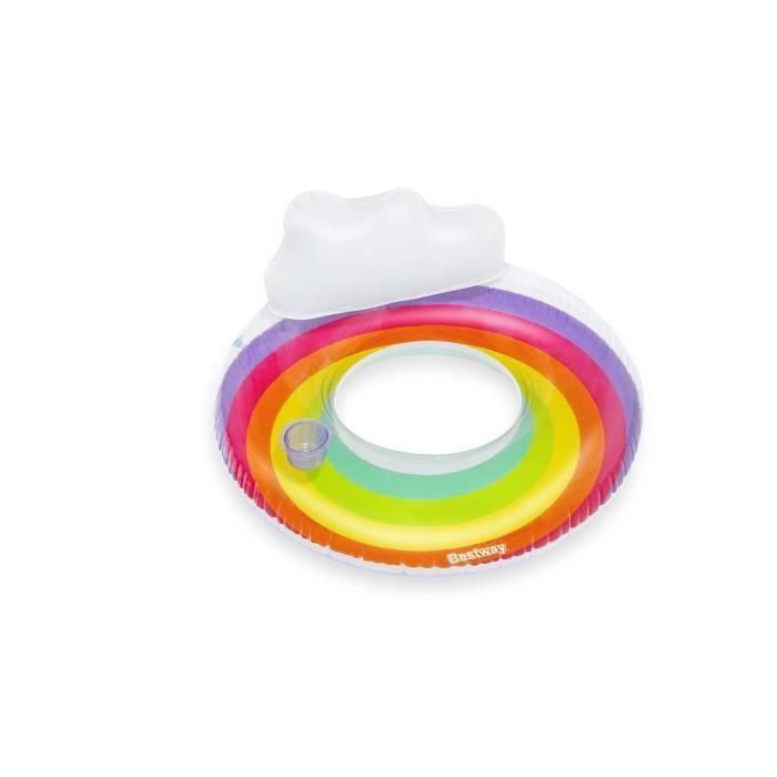Bestway Rueda Hinchable Arcoiris D107 cm +12 Años Playa y Piscina 43647 0 Bestway Rueda Hinchable Arcoiris D107 cm +12 Años Playa y Piscina 43647 0