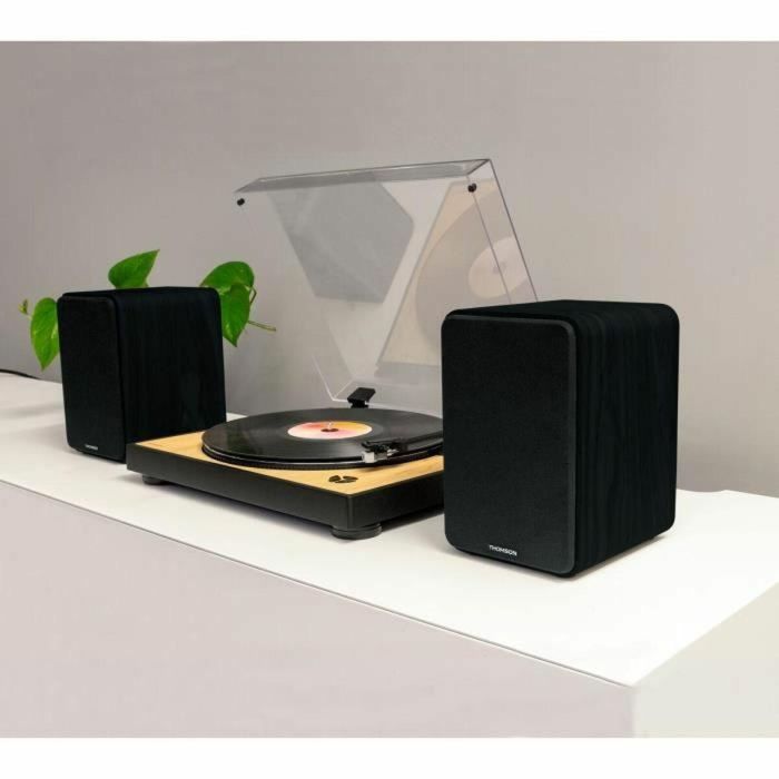 THOMSON WS600DUO - Juego de 2 altavoces con caja de madera - 100W - Bluetooth 5.0 - 2 salidas RCA - Negro 3 THOMSON WS600DUO - Juego de 2 altavoces con caja de madera - 100W - Bluetooth 5.0 - 2 salidas RCA - Negro 3