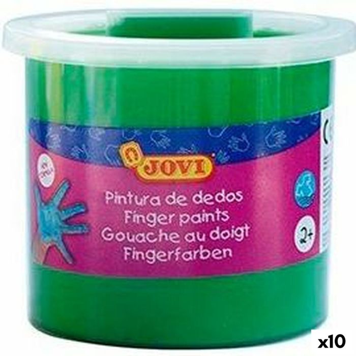 Pintura de Dedos Jovi Verde 125 ml 5 Piezas (10 Unidades)