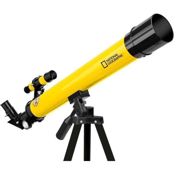 Telescopio astronómico para niños - NATIONAL GEOGRAPHIC - 45/600 - con montura AZ 2 Telescopio astronómico para niños - NATIONAL GEOGRAPHIC - 45/600 - con montura AZ 2