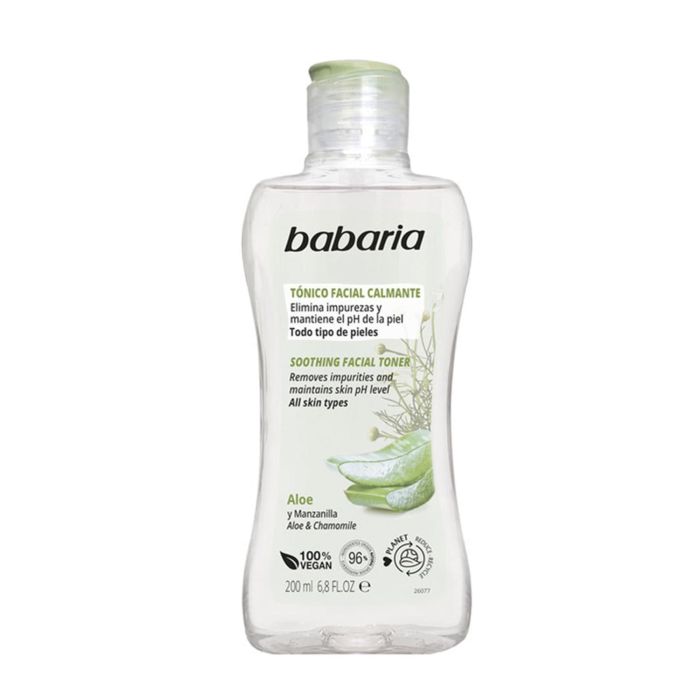 Babaria Aloe y manzanilla tonico facial 200 ml Babaria Aloe y manzanilla tonico facial 200 ml