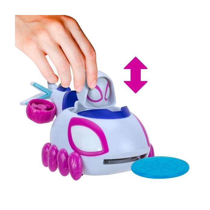 Jazwares Coche Spidey Lanza Discos 10 cm - Modelos Surtidos 5