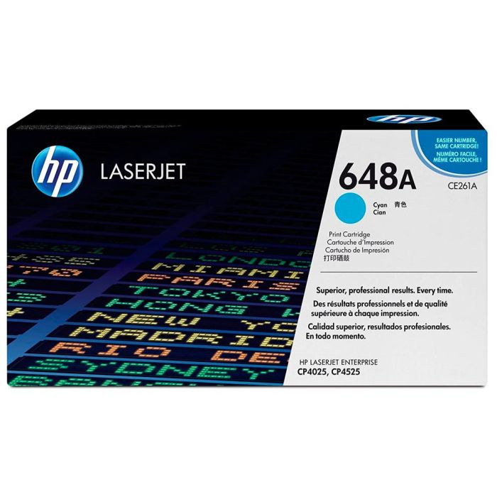 Toner Hp Color Laserjet Cp4025-Cp4525 -Ce261A- Cian 11.000 Pags 1