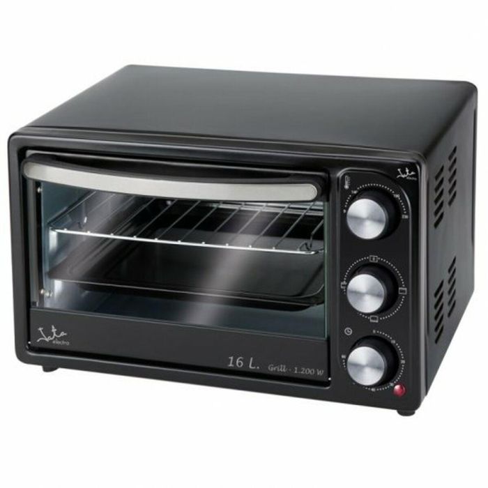 Horno de Sobremesa JATA HN916/ 1200W/ Capacidad 16L/ Función Grill/ Negro 2