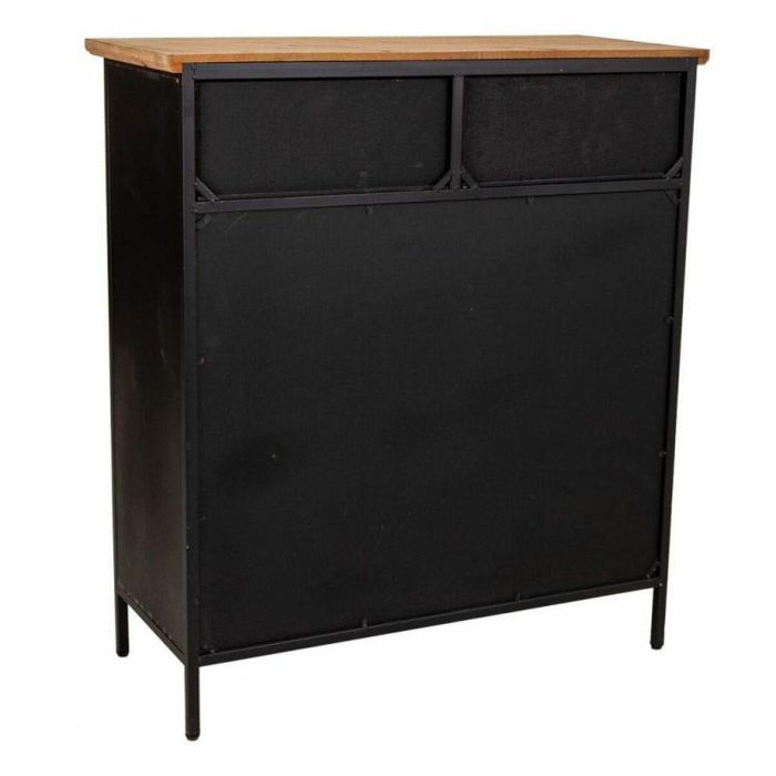 Recibidor Alexandra House Living Negro Madera Metal Madera de abeto 34 x 90 x 80 cm 5