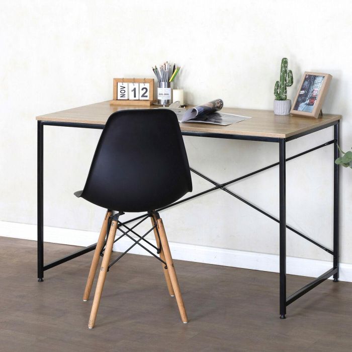 Mesa de Escritorio Max Home Acero Melamina Aglomerado 120 x 71 x 60 cm 5 Mesa de Escritorio Max Home Acero Melamina Aglomerado 120 x 71 x 60 cm 5