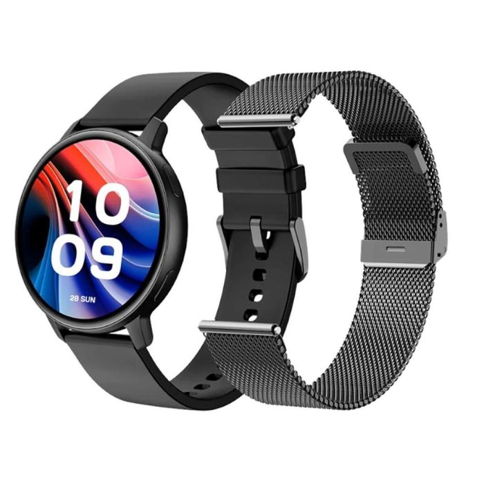 Smartwatch SPC Smartee Duo Classic 9652N/ Notificaciones/ Frecuencia Cardíaca/ Negro/ Incluye Correa Extra Smartwatch SPC Smartee Duo Classic 9652N/ Notificaciones/ Frecuencia Cardíaca/ Negro/ Incluye Correa Extra