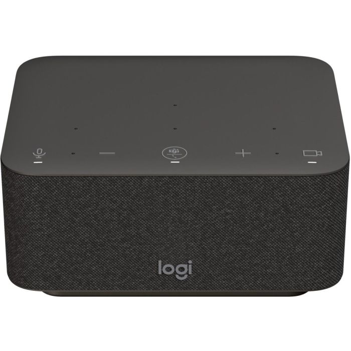 Logitech Logi Dock for Teams Docking Station USB-C Grafito 4K Ultra HD con Altavoces y Micrófonos Integrados