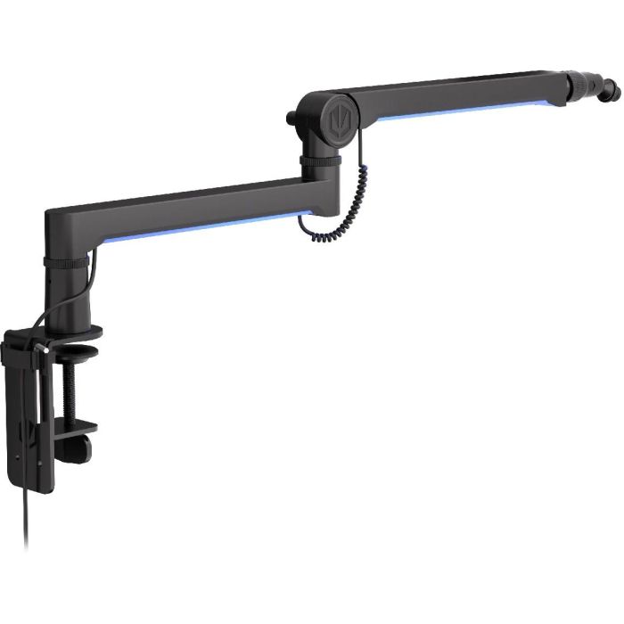 ENDORFY Mikrofonhalterung Broadcast Low Profile RGB Boom Arm (schwarz. fr Mikrofone bis 2kg. LED-Hintergrundbeleuchtung) 10