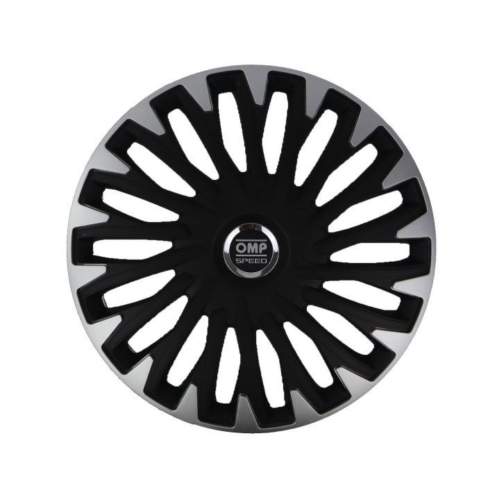 Omp Speed Juego De 4 Tapacubos Stinger Color Negro-Plata 13 Pulgadas OMPS07021312 Omp Speed Juego De 4 Tapacubos Stinger Color Negro-Plata 13 Pulgadas OMPS07021312