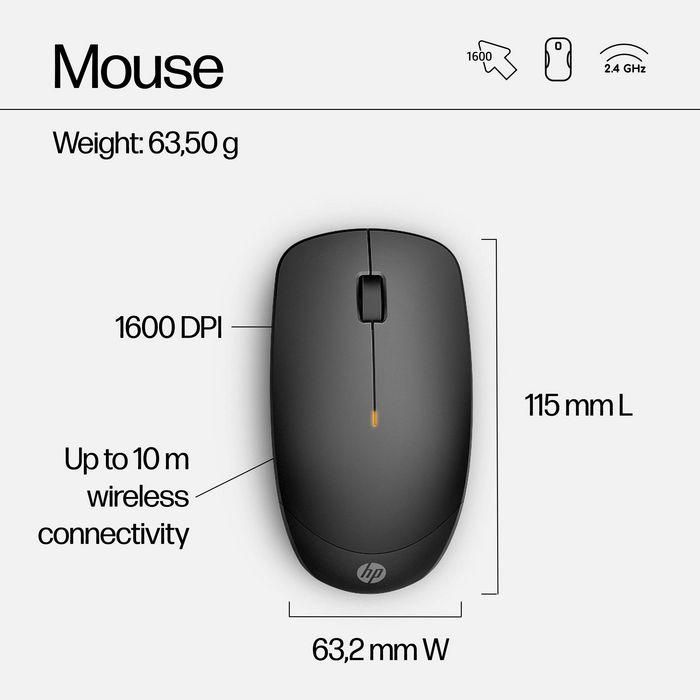 HP 230 Wireless Mouse and Keyboard Combo - DEN 25 HP 230 Wireless Mouse and Keyboard Combo - DEN 25