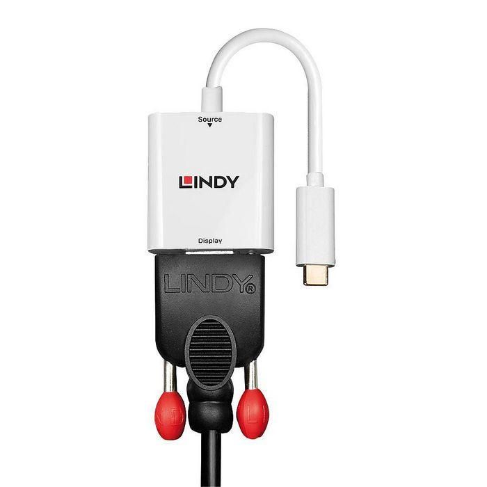 Adaptador USB C a VGA LINDY 43355 3 Adaptador USB C a VGA LINDY 43355 3