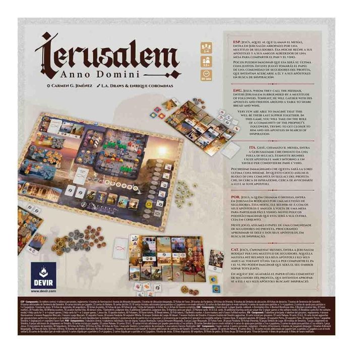 Devir Juego de Mesa Ierusalem Anno Domini - Aventura Histórica en la Última Cena 1 Devir Juego de Mesa Ierusalem Anno Domini - Aventura Histórica en la Última Cena 1