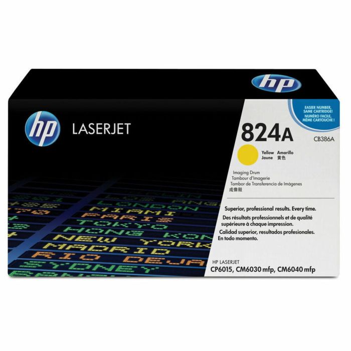 HP CB386A Tambor de Imágenes LaserJet 824A Amarillo - Unidad de Tambor Original HP con Rendimiento de 23000 Páginas