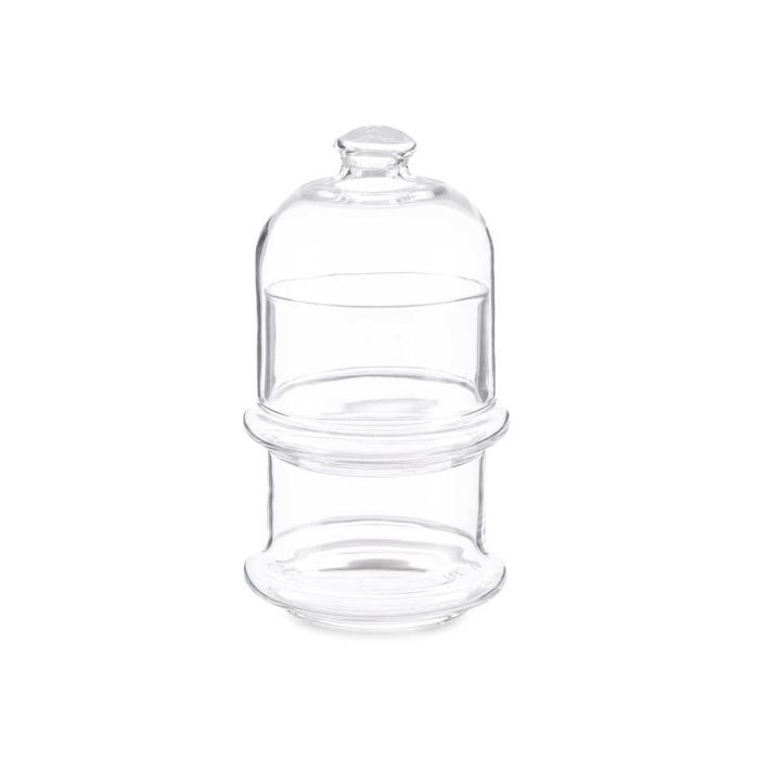 Bombonera Apilable Patisserie 2 Alturas Pasabahce 9x16.5x9 cm, Vidrio Transparente, 2x230 ml (6 Unidades) 1 Bombonera Apilable Patisserie 2 Alturas Pasabahce 9x16.5x9 cm, Vidrio Transparente, 2x230 ml (6 Unidades) 1