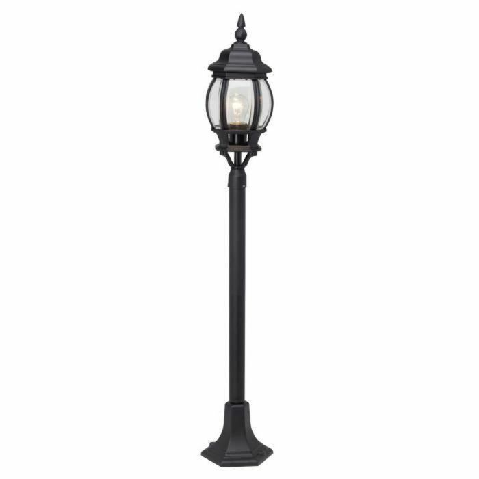 Brilliant ISTRIA Bolardo Exterior, Lámpara de Pie para Jardín Negra, de Aluminio y Vidrio, con Casquillo E27 para 1x60W, Protección IP23 1 Brilliant ISTRIA Bolardo Exterior, Lámpara de Pie para Jardín Negra, de Aluminio y Vidrio, con Casquillo E27 para 1x60W, Protección IP23 1