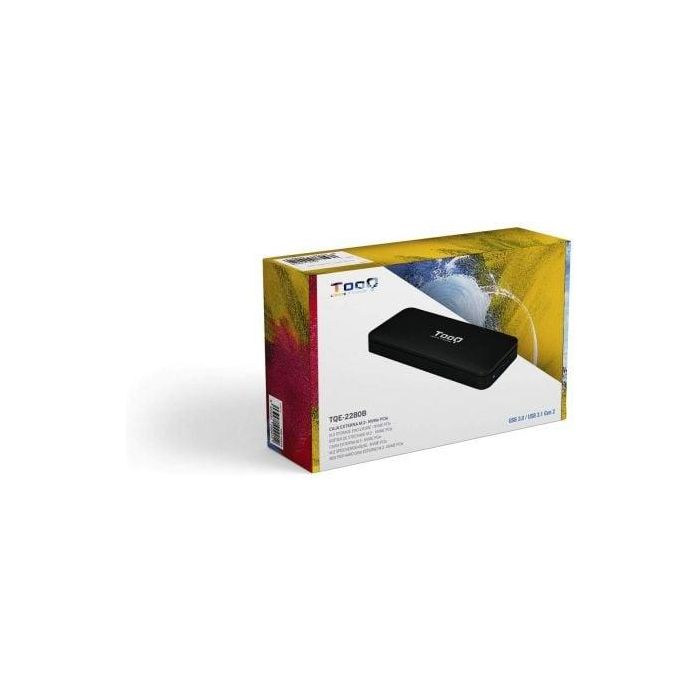 Tooq Caja Externa TQE-2280B para SSD M.2 NVMe PCIe, USB-C 3.1 Gen2, Hasta 1TB, Negro 4 Tooq Caja Externa TQE-2280B para SSD M.2 NVMe PCIe, USB-C 3.1 Gen2, Hasta 1TB, Negro 4