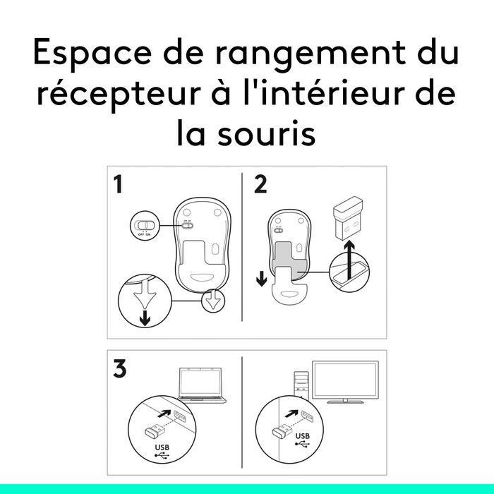 Logitech Ratón Inalámbrico M185, RF Wireless, Pilas Alcalinas, Gris