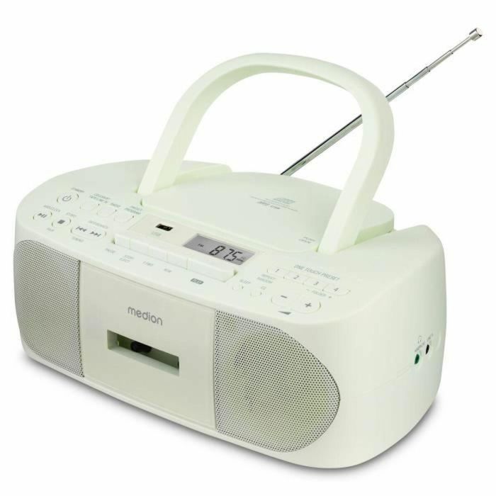 Medion AAAQL64902 Radio CD K7 FM 2x3W RMS, Verde 14