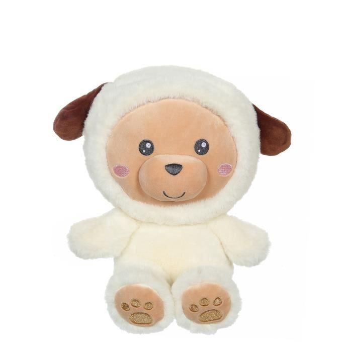 Peluche Perro Hoody Pets - GIPSY TOYS - Crema, 24 cm