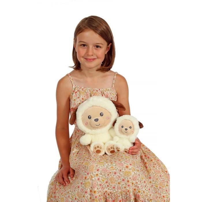 Peluche Perro Hoody Pets - GIPSY TOYS - Crema, 24 cm 3