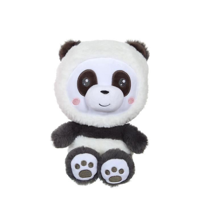 Peluche Panda Hoody Pets - GIPSY TOYS - 24 cm