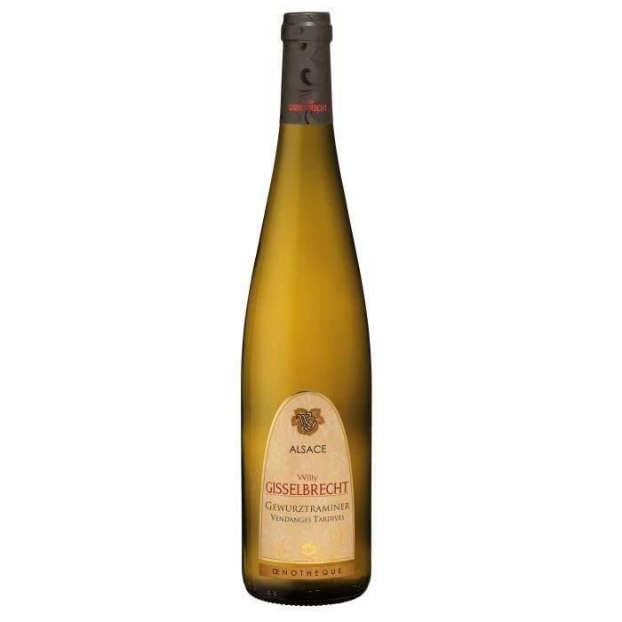 Gisselbrecht 2016 Gewürztraminer Late Harvest - Vino blanco de Alsacia