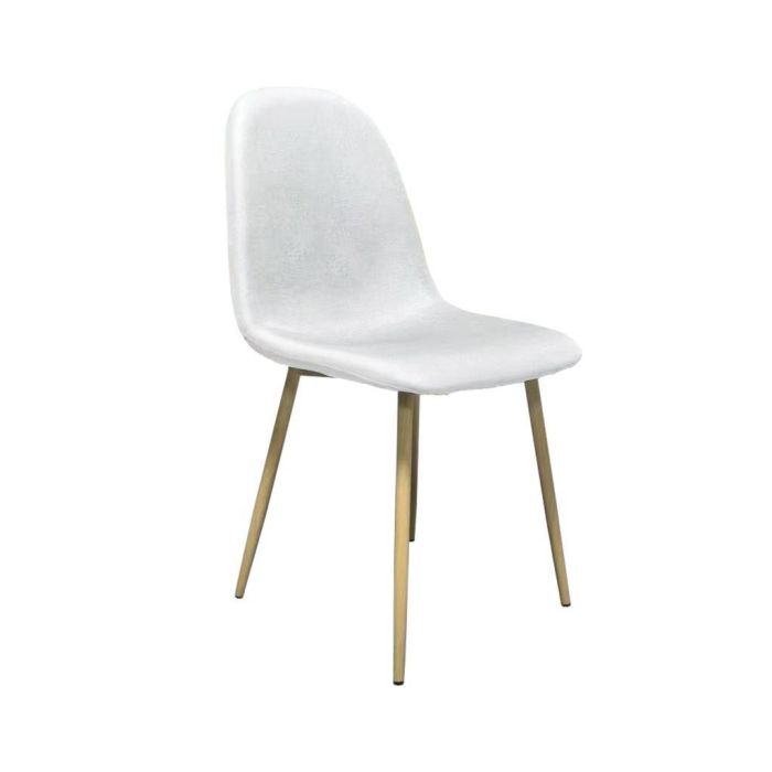 Silla Urban DKD Home Decor Blanco Marron Claro 51.5 x 90.5 x 44 cm (4 Unidades) Silla Urban DKD Home Decor Blanco Marron Claro 51.5 x 90.5 x 44 cm (4 Unidades)