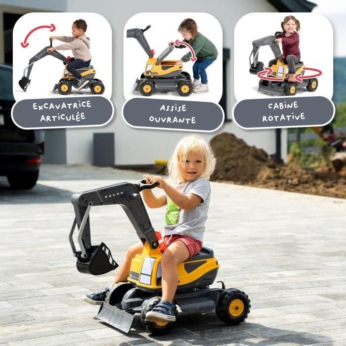 Excavadora Volvo FALK - Cabina giratoria de 360° - Excavadora articulada con asiento abatible - Fabricada 100 % en Francia - Garantía de 3 años 2