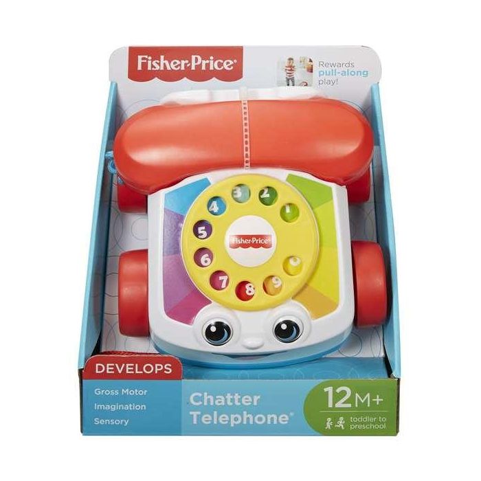Fisher Price Teléfono Carita Divertida Juguete para Arrastre Niños 18 Meses 6