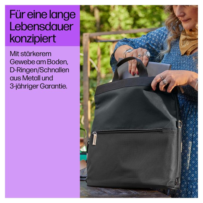 HP Mochila Convertible 14" Bolso Tote Resistente al Agua para Portátil 7