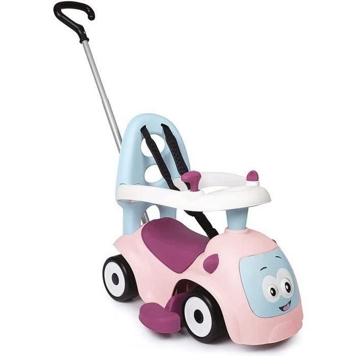 Smoby - Maestro Balade Pink Ride-On - Para niños a partir de 6 meses - Actualizable - Silent Wheels - Bocina