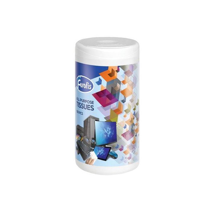 Toallitas Forofis Limpiadoras De Superficies Con Dispensador De 100