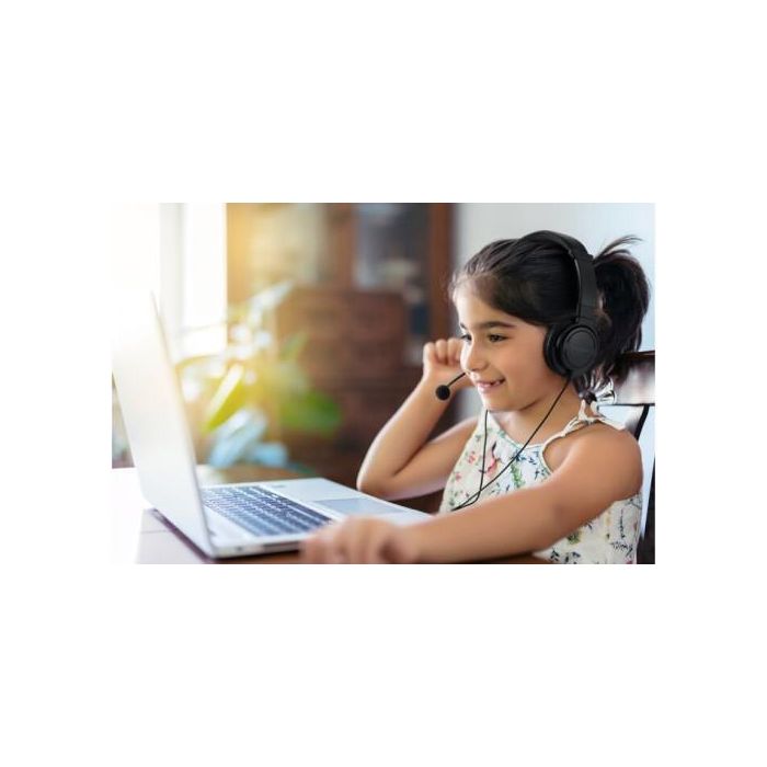 Kensington K33065WW Auriculares Hi-Fi USB con Micrófono y Control de Volumen para Oficina y Centro de Llamadas