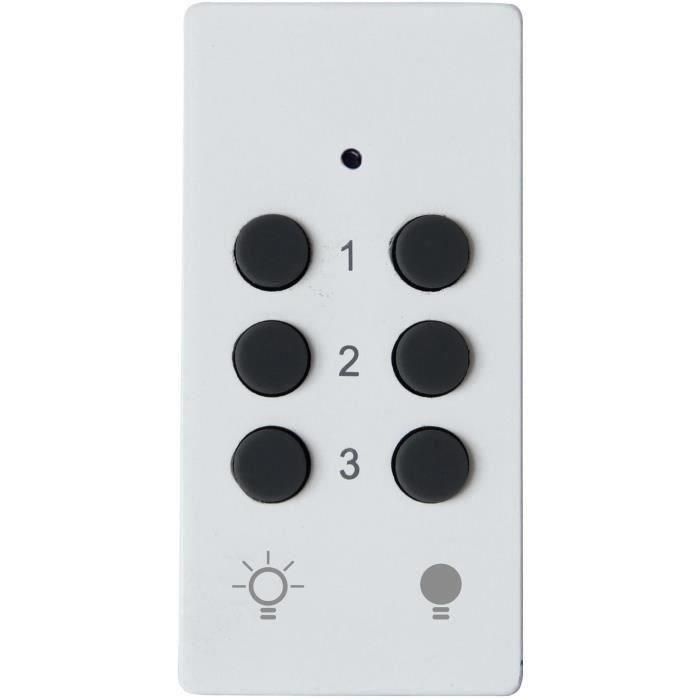 GAO GAO4004282473077 Kit 3 Enchufes para Control Remoto Inalámbrico con Mando a Distancia Incluido, 230V, Blanco 2