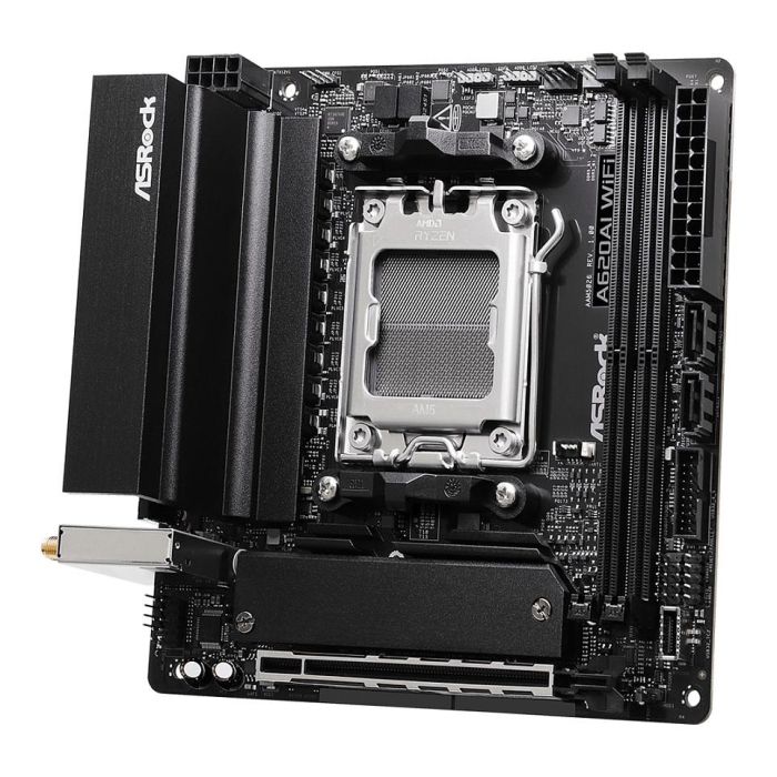 ASRock Placa Base A620AI WiFi AM5 mITX DDR5 con WiFi 6E para PC 3