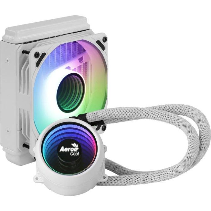 Aerocool Mirage L120 | Refrigeración Líquida AIO RGB Espejo Infinito 120mm | 200W TDP, Silenciosa, Intel/AMD | Blanco 2 Aerocool Mirage L120 | Refrigeración Líquida AIO RGB Espejo Infinito 120mm | 200W TDP, Silenciosa, Intel/AMD | Blanco 2