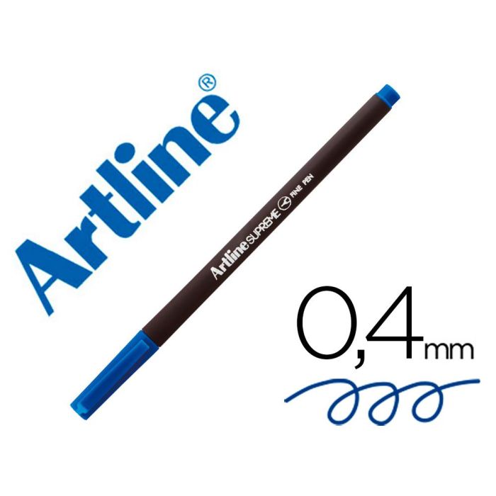 Rotulador Artline Supreme Epfs200 Fine Liner Punta De Fibra Azul 0,4 mm 12 unidades