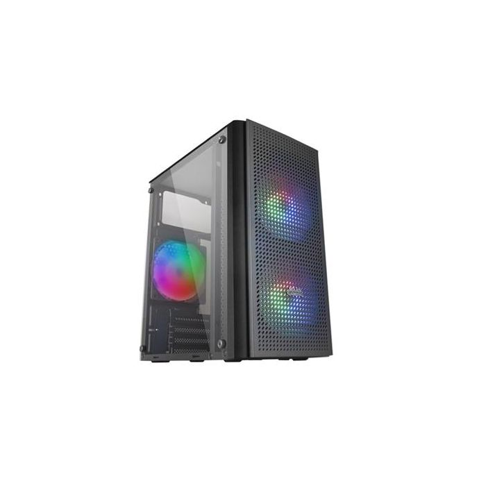Mars Gaming Caja Ordenador MC300 Negra Gaming con Ventiladores FRGB y Cristal Templado 0 Mars Gaming Caja Ordenador MC300 Negra Gaming con Ventiladores FRGB y Cristal Templado 0