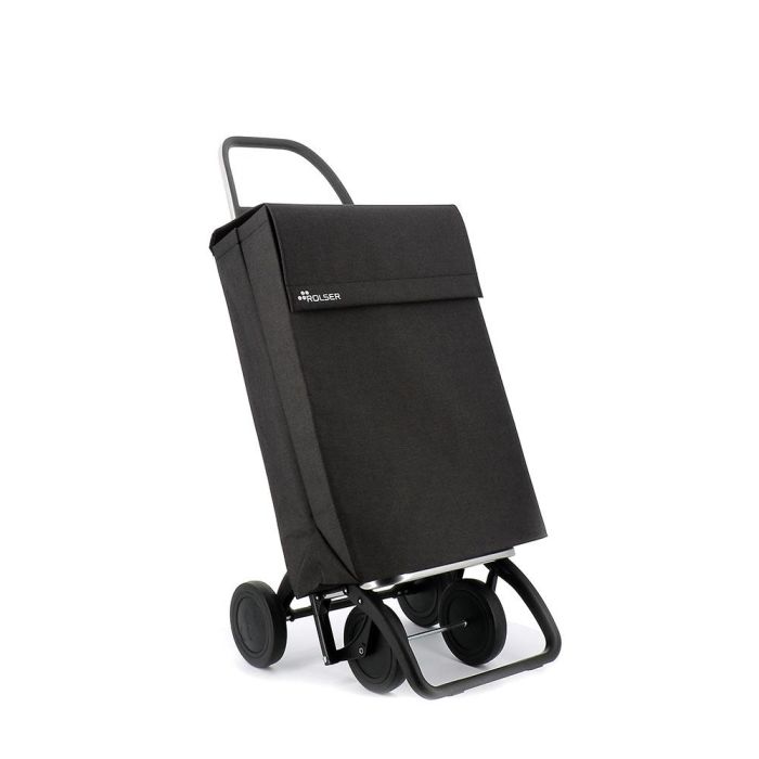 Rolser Carro de la compra Jean Tweed 4 Ruedas Negro 43 L 5