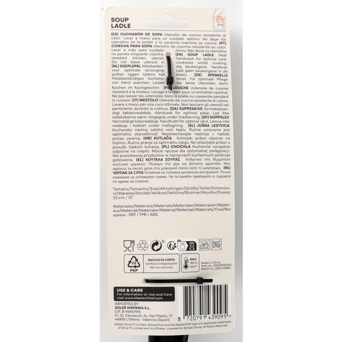 Cazo para sopa Masterchef 33 cm (24 Unidades) 3 Cazo para sopa Masterchef 33 cm (24 Unidades) 3