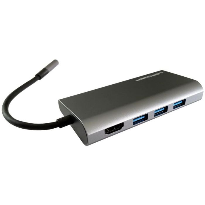 LC-Power LC-HUB-C-MULTI-5 USB-C auf 3xUSB-A/USB-C/HDMI/MicroSD/SD/LAN 0 LC-Power LC-HUB-C-MULTI-5 USB-C auf 3xUSB-A/USB-C/HDMI/MicroSD/SD/LAN 0