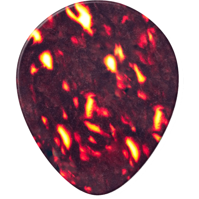 Dunlop Pack 12 Púas Genuine Celluloid Teardrop Medium 3