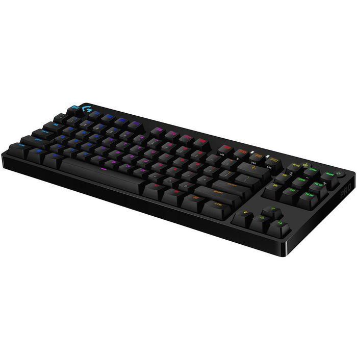 Logitech G PRO Teclado Mecánico Gaming Tenkeyless, Switches Mecánicos Clicky, RGB Programable, Negro 2